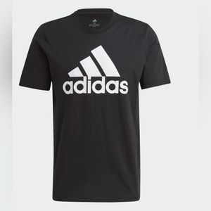 LOGO TEE ADIDAS Size M 100% cotton Black/White